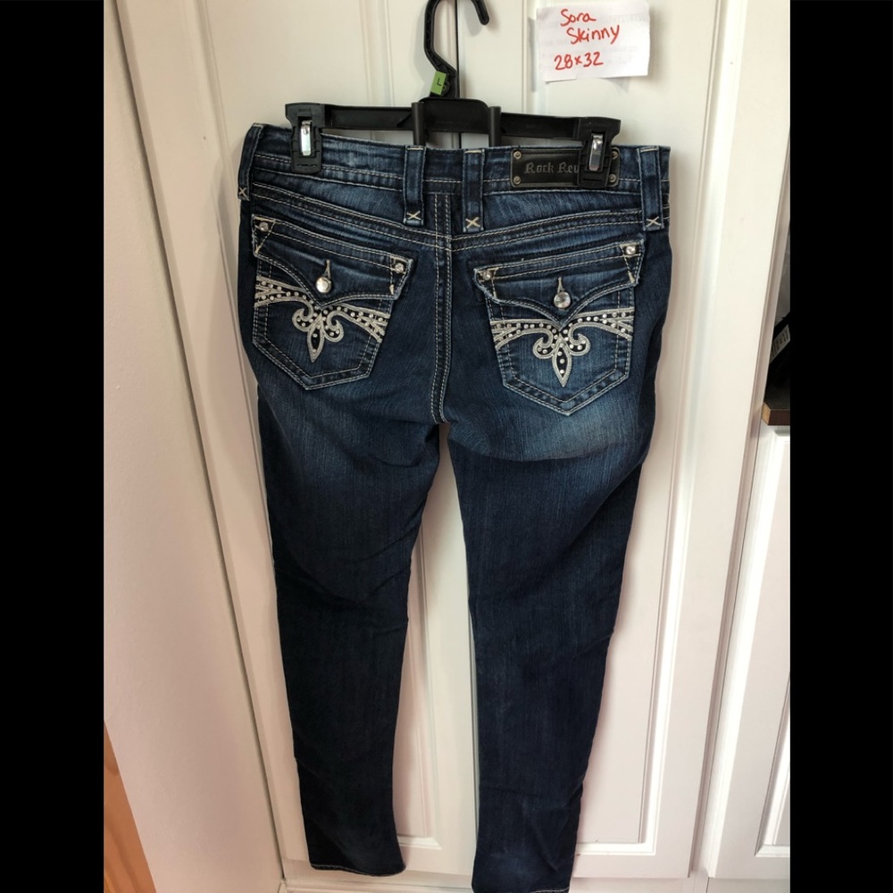 Rock Revival women’s size 28 Sora skinny bling